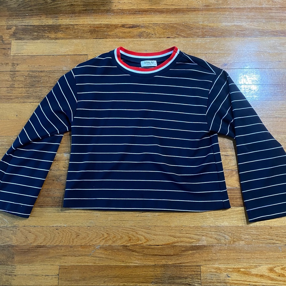 Sam & Lavi Blue and White Long Sleeve Shirt